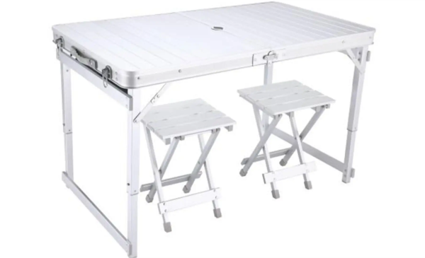 Алюминиевый складной стол со стульями Awnlux